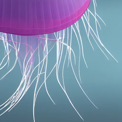 Prompt: jellyfish growing form tree branch,C4d,8k,futuristic