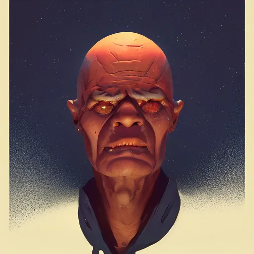 Image similar to face icon stylized minimalist the thing from another world 1 9 5 1, loftis, cory behance hd by jesper ejsing, by rhads, makoto shinkai and lois van baarle, ilya kuvshinov, rossdraws global illumination