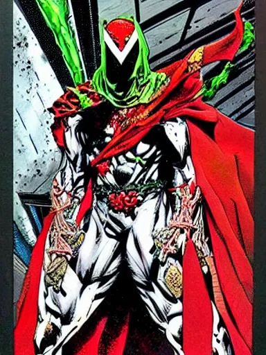 Prompt: spawn by todd mcfarlane, detailed, hyper-detailed