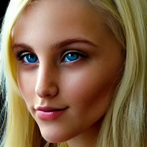 Image similar to a person with green eyes and blonde hair, hazel eyes