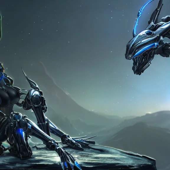 Prompt: extremely detailed cinematic low ground shot of a giant 1000 meter tall beautiful stunning female warframe goddess, that's an anthropomorphic hot robot mecha female dragon, silver sharp streamlined armor, detailed head, sharp claws, glowing Purple LED eyes, sitting cutely on a mountain in the background, a tiny forest with a village in the foreground, fog rolling in, dragon art, warframe fanart, Destiny fanart, micro art, macro art, giantess art, fantasy, goddess art, furry art, furaffinity, high quality 3D realism, DeviantArt, Eka's Portal, HD, depth of field