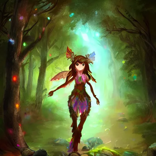 Prompt: a woodland clothing shore run by a fae dragon princess 4 k ultra detailed colorful cute artstation trending enigmatic lighting soft bokeh diffuse