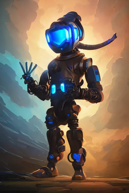 Image similar to epic mask helmet robot ninja portrait stylized as fornite style game design fanart by concept artist gervasio canda, behance hd by jesper ejsing, by rhads, makoto shinkai and lois van baarle, ilya kuvshinov, rossdraws global illumination radiating a glowing aura global illumination ray tracing hdr render in unreal engine 5