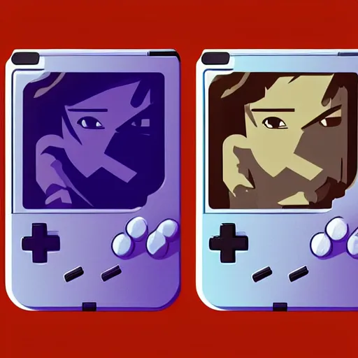 Image similar to face icon stylized minimalist game boy advance, loftis, cory behance hd by jesper ejsing, by rhads, makoto shinkai and lois van baarle, ilya kuvshinov, rossdraws global illumination