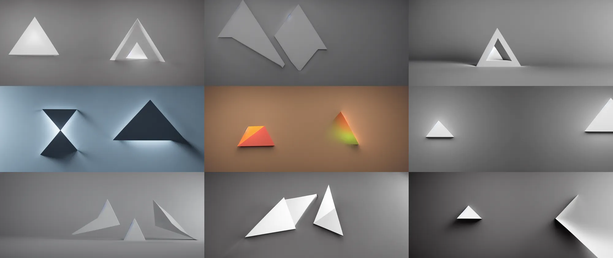 Prompt: triangle by penrose, volumetric lighting, octane render, 4 k resolution