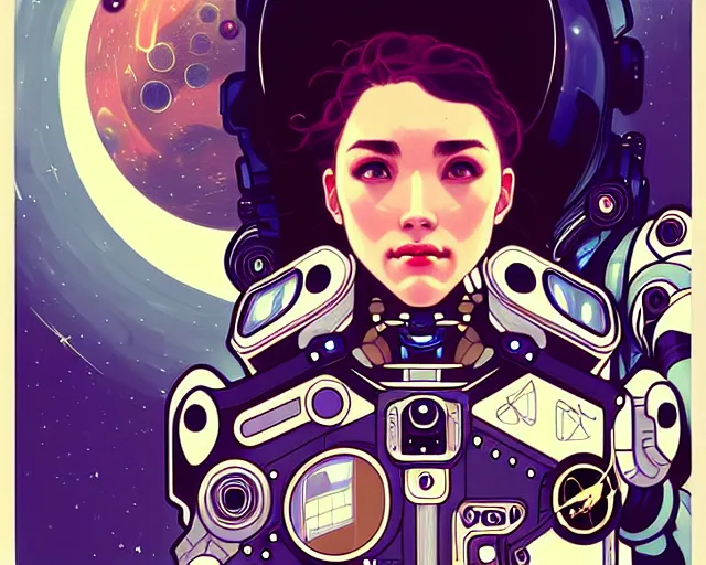 Image similar to psychoslayer, woman astronaut, intricate abstract. mecha, being entered by machine, portrait, highly detailed, deep focus, elegant, digital painting, smooth, sharp focus, illustration, ultra realistic, 8 k, art by artgerm and alphonse mucha