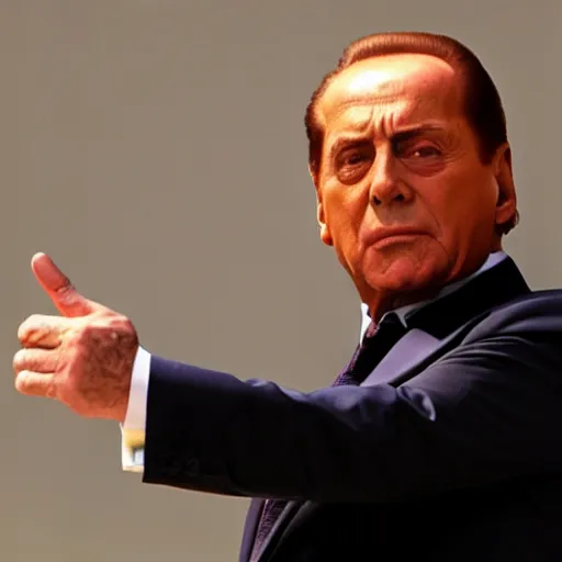 Prompt: silvio berlusconi as homelander