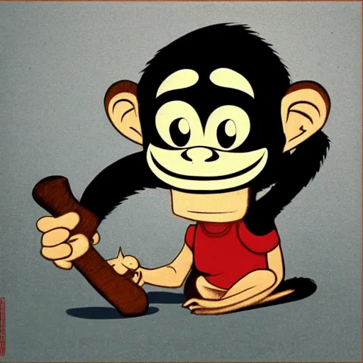 Image similar to cute monkey by Jamie Hewlet