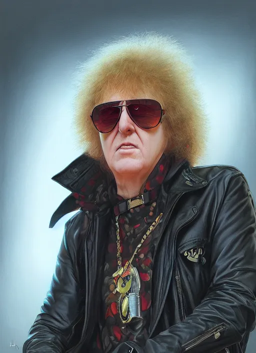 Prompt: ian hunter of mott the hoople, digital artwork by artgerm and lily abdullina, wpol and sarasti, donato giancola and android jones, artstation