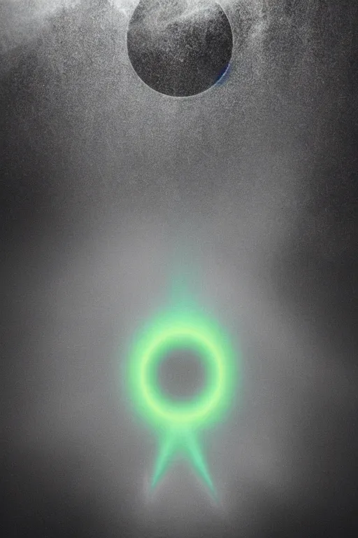 Prompt: brocken spectre, lost lost in the void, magic portal