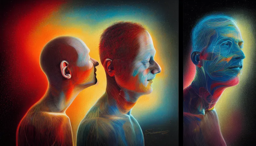 Image similar to the two complementary forces that make up all aspects and phenomena of life, by Sam Spratt