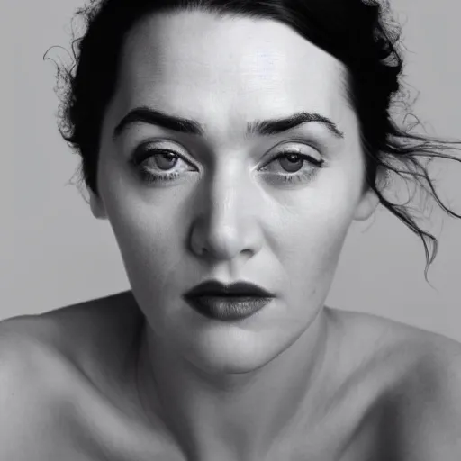 Image similar to a masterpiece portrait photo of a beautiful young woman who looks like a manic pixie dream girl kate winslet, symmetrical face