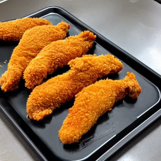 Prompt: fried chicken tenders