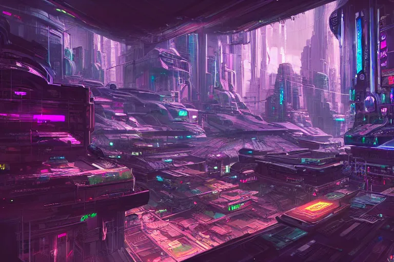 Image similar to a psychedelic cyberpunk city at the edge of existence where intensely creative astral beings live, in the style of wlop, illustration, epic, fantasy, hyper detailed, smooth, unreal engine, sharp focus, ray tracing