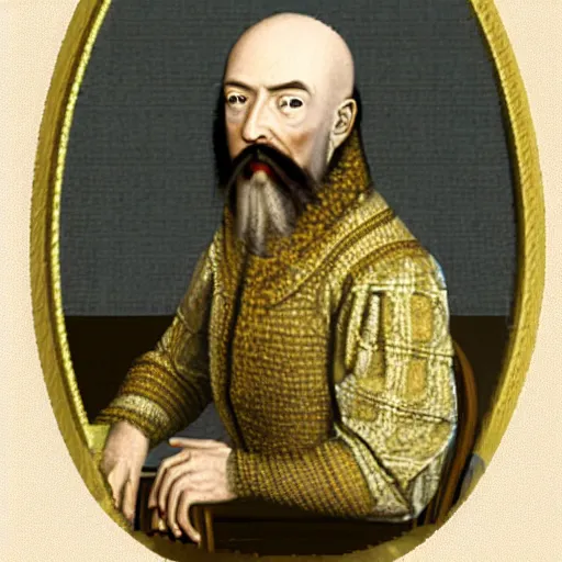 Prompt: michel de montaigne in second life