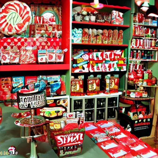 retro candy store,winter,cinematic Stable Diffusion OpenArt
