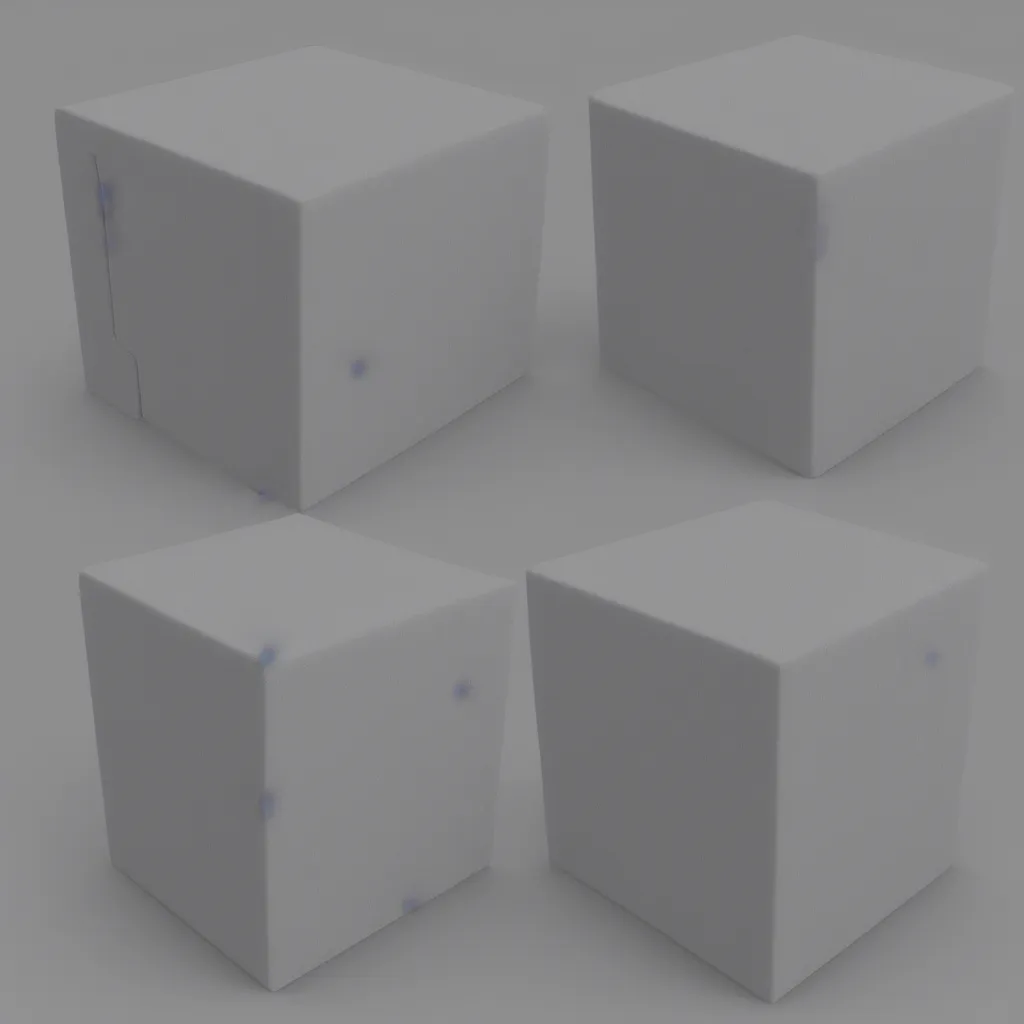 Prompt: blender default cube