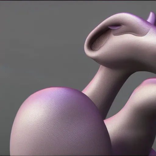 Image similar to mewtwo, photorealistic, high details, 8 k, sharp focus, octane render, volumetric light