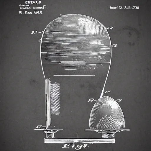 Image similar to an egg as a us patent