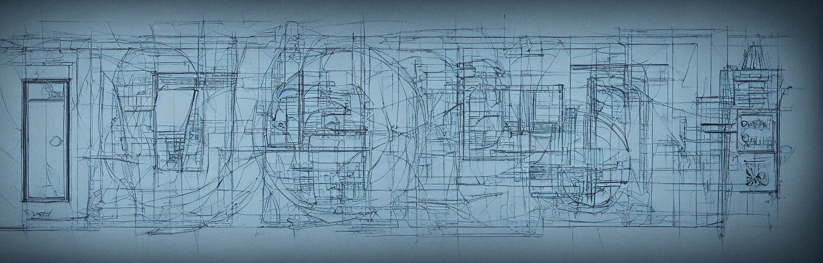 Image similar to blueprints for a timetravel machine