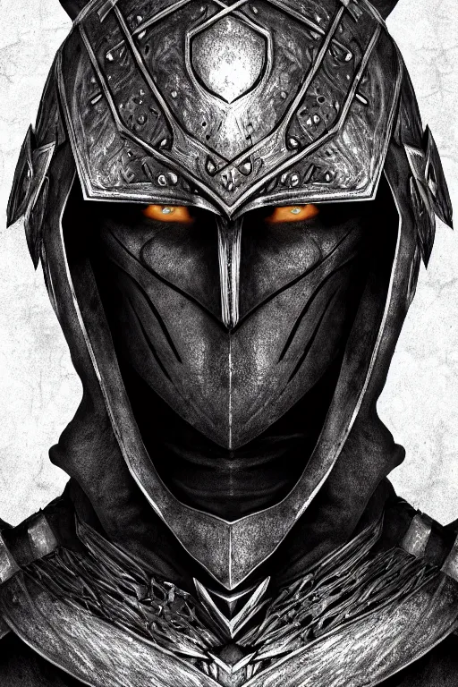 Image similar to head and shoulders portrait of an eldrich knight, drow, dark elf, shadar kai, breastplate, magical, male, high fantasy, d & d, by miro petrov, face details, extremely detailed, digital illustration