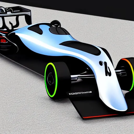 Image similar to futuristic formula one car