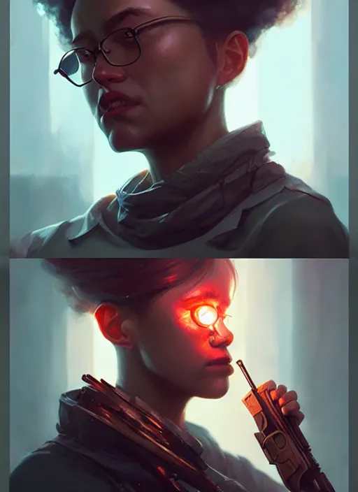 Prompt: shot through the heart, photorealistic by michael komarck, greg rutkowski, victo ngai, artgerm, willem claesz heda and j. dickenson