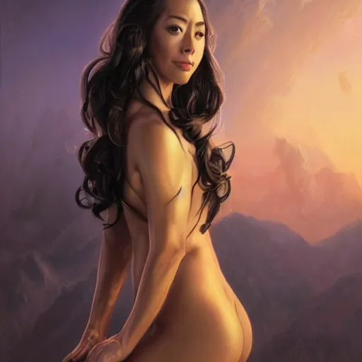 Prompt: Aimee Garcia as Albedo, professional modeling, looking down on the camera, detailed, centered, digital painting, artstation, concept art, donato giancola, Joseph Christian Leyendecker, WLOP, Boris Vallejo, Breathtaking, 8k resolution, extremely detailed, beautiful, establishing shot, artistic, hyperrealistic, beautiful face, octane render, cinematic lighting, dramatic lighting, masterpiece