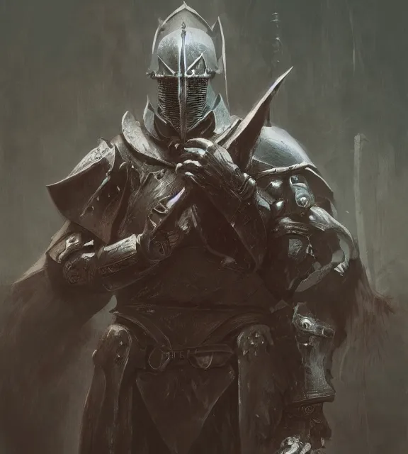 Image similar to crucible knight concept, beksinski, age of sigma art, frank franzetta, ruan jia, dark soul armor concept, trending on artstation, wayne barlowe, adrian smith fantasy art, elden ring art, the hobbit art, lord of the ring art, infinity blade armor