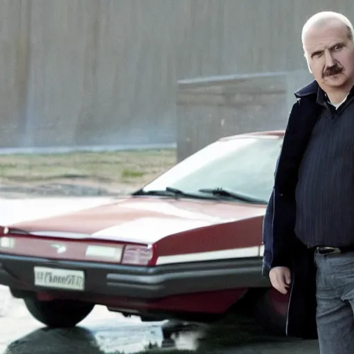 Prompt: Alexander Lukashenko in Drive, cinematic still