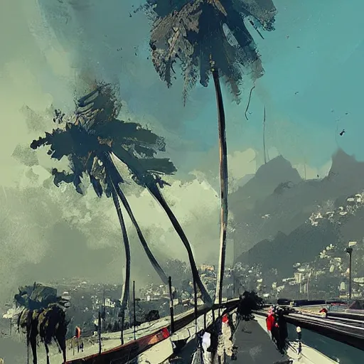 Prompt: rio de janeiro by ismail inceoglu