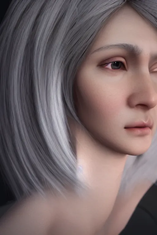 Image similar to photo of a woman, hyper realistic, 8k, trending on cgisociety, by Haruhiko Kawaguchi, unreal engine