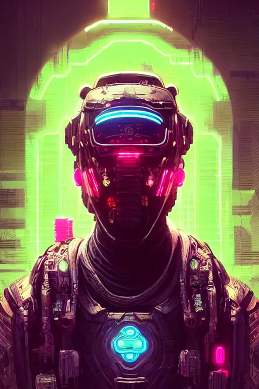 Image similar to wraith from apex legends, cyberpunk futuristic neon. decorated with traditional japanese ornaments by ismail inceoglu dragan bibin hans thoma greg rutkowski alexandros pyromallis nekro rene maritte illustrated, perfect face, fine details, realistic shaded, fine - face, pretty face