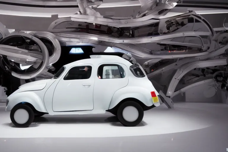 Image similar to Renault 4 car in the Movie TRON (2010)