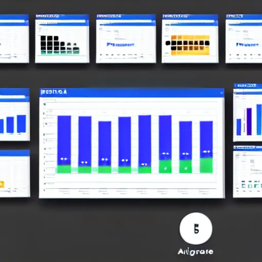 Image similar to a powerpoint presentation about ai making powerpoint presentations. powerpoint spreadsheet.