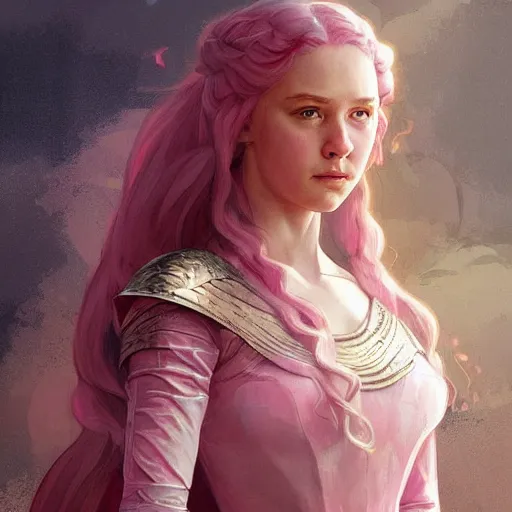 Image similar to pinky pie in game of thrones, highly detailed digital painting, artstation, concept art, smooth, sharp focus, illustration, art by artgerm and greg rutkowski and alphonse mucha