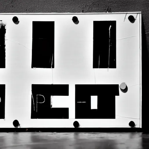 Image similar to white paper sign that says in black letters « error 4 0 4 », photography