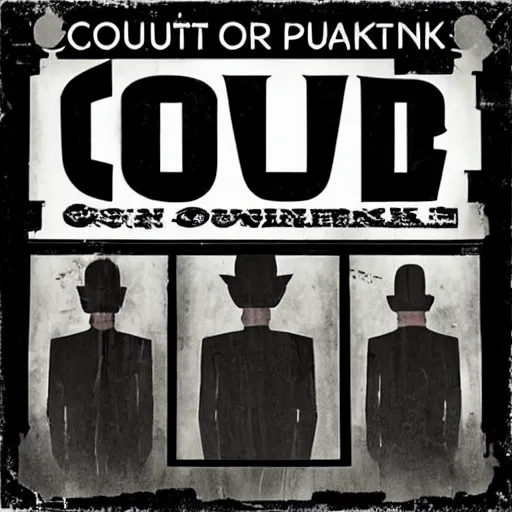 Image similar to count orlok punk band album cover