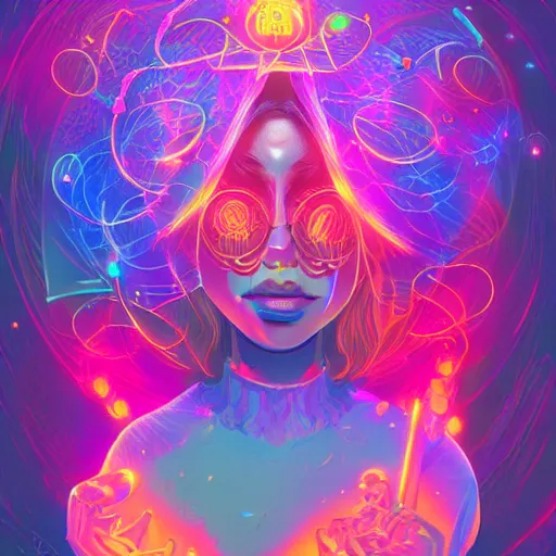 Image similar to skill magic deepdream radiating a glowing aura stuff loot legends stylized digital illustration video game icon artstation lois van baarle, ilya kuvshinov, rossdraws,