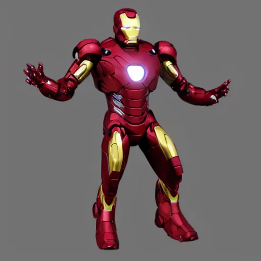 Prompt: octane rendering iron man suit , ultrarealistic