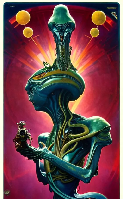 Image similar to exquisite imaginative alien creature poster art, humanoid, movie art, by lucusfilm, weta studio, alphonso mucha, james jean, frank frazetta, 8 k, denoised