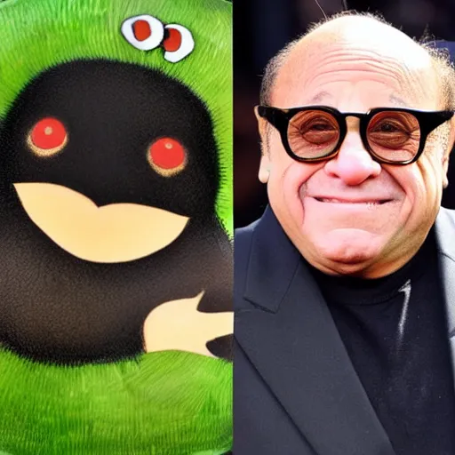 Image similar to danny DeVito as a kiwi!!