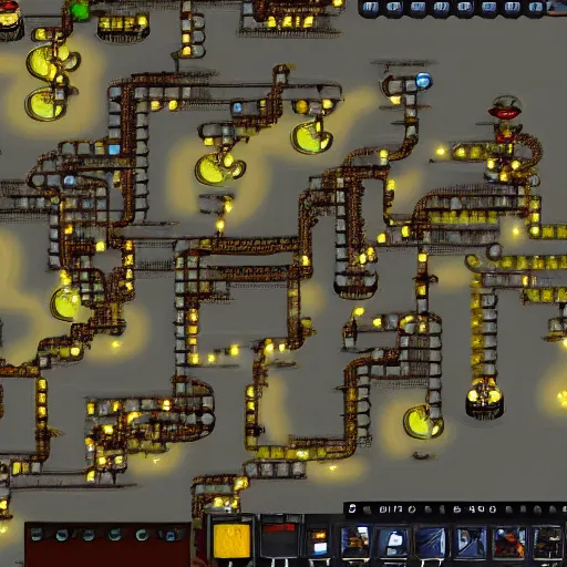 Prompt: Factorio screenshot