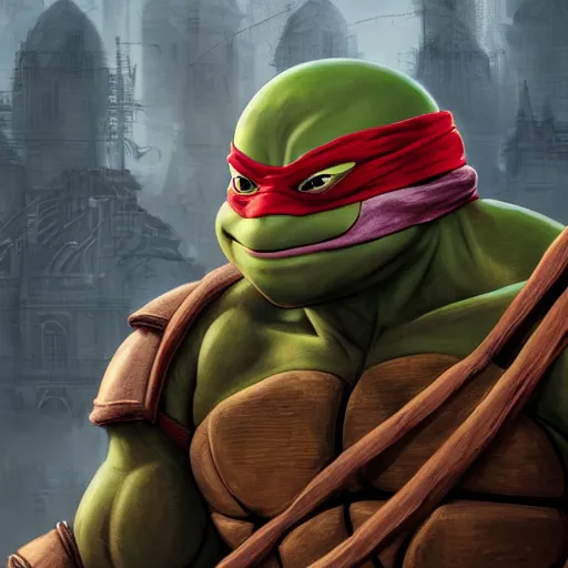 Prompt: teenage mutant ninja turtle, Boris Johnson, marvel, dark, intricate, highly detailed, smooth, artstation, digital illustration by Ruan Jia and Mandy Jurgens and Artgerm and Wayne Barlowe and Greg Rutkowski and Zdislav Beksinski, octane render, hyper realistic, sharp focus, 8k