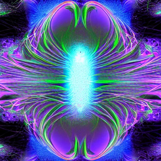 Prompt: the pulsating fractal portal at the psychedelic event horizon directed by col price
