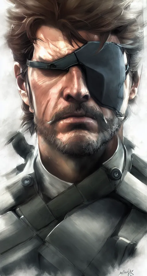 Prompt: solid snake, metal gear solid, by stanley artgerm lau, wlop, rossdraws, james jean, andrei riabovitchev, marc simonetti, and sakimi chan, trending on artstation