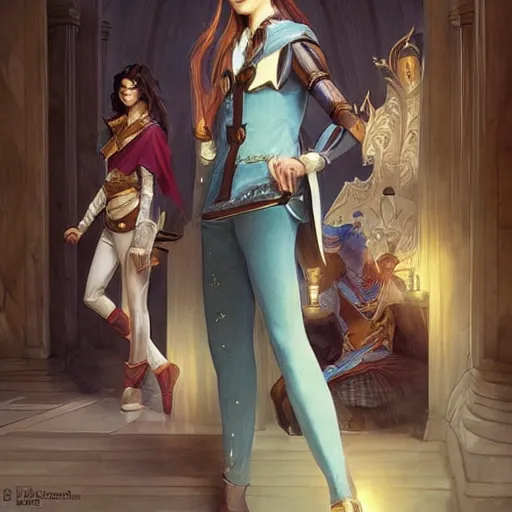 Prompt: “a rich high elf teenager, preppy and snobby student, D&D, fantasy, intricate, cinematic lighting, highly detailed, digital painting, artstation, concept art, smooth, sharp focus, illustration, art by Artgerm and Greg Rutkowski and Alphonse Mucha”