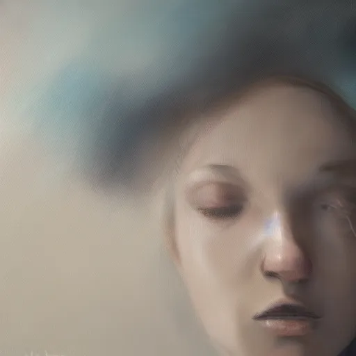 Image similar to what depression looks like, withering heart, oil painting, pale colors, high detail, 8 k, wide angle, trending on artstation,