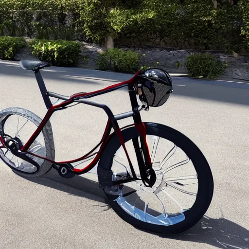 Image similar to bike made by Tesla