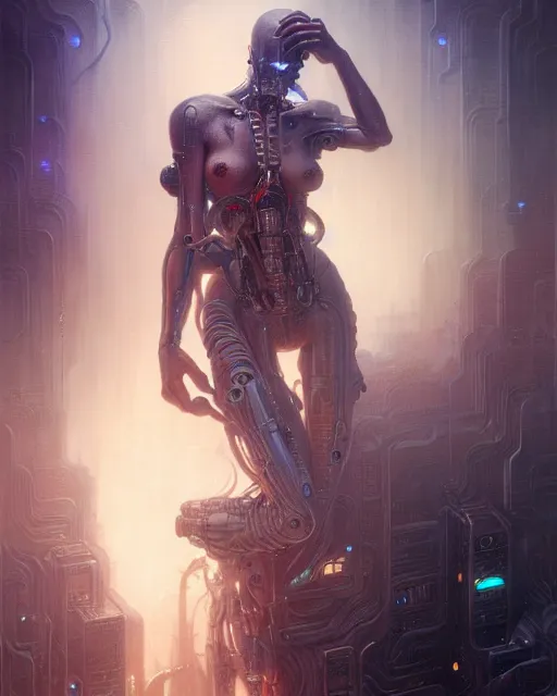 Image similar to human hand fantasy character portrait, ultra realistic, wide angle, intricate details, blade runner artifacts, highly detailed by peter mohrbacher, boris vallejo, hajime sorayama aaron horkey, gaston bussiere, craig mullins